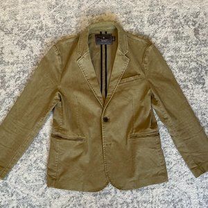 Hawkings McGill Olive Khaki Mens Sport Coat, size Small